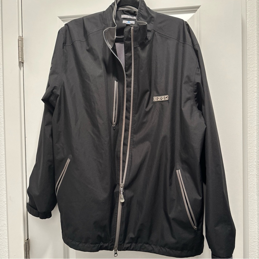 Peter Millar Mens  shell Jacket Black XL great shape